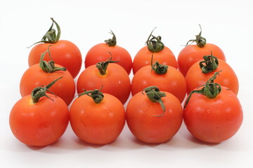 ミニトマト、陳列する