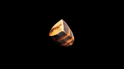 Burnt wood drop geometric dark