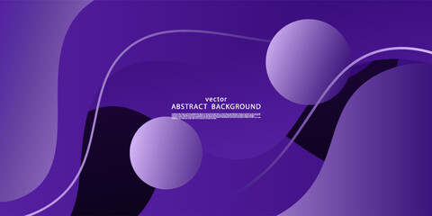 Minimal geometric purple abstract background, dynamic shape composition landing page background. eps10 vector