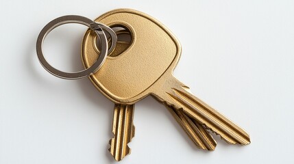 Gold keys on a ring