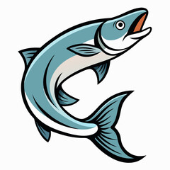 Fototapeta premium vector illustration of a fish