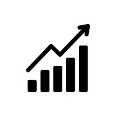 Career Ladder with Growth Graph Representing Professional Success