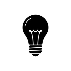 Lightbulb Flying Upward Representing Idea Growth and Innovation