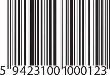 Simple fake bar code symbol security label
