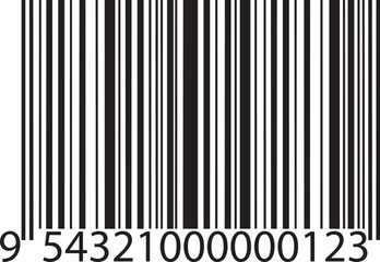 Simple fake bar code symbol security label