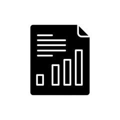 Balance Sheet with Columns Icon for Financial Accounting