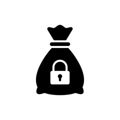 Money Bag with Lock for Secure Financial Storage and Savings