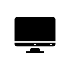 Monitor with Base Plate for Stable Desk Setup