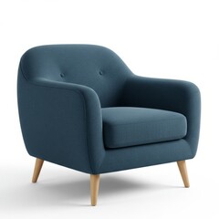 Fototapeta premium leather armchair isolated on white background