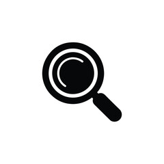 Magnifying glass icon. magnifier or loupe sign, Search symbol isolated on white background, Magnifying glass symbol