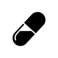 Capsule Split with Liquid Inside for Pharmaceutical and Medical Purposes