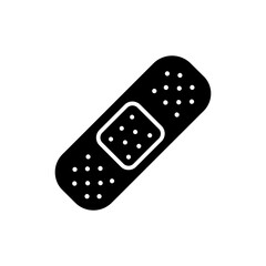 Cross Bandage Icon Peeled for Wound Care
