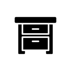 Hospital Room Side Table Icon for Patient Care