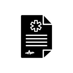 Medical Certificate Icon for Health Documentation
