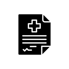 Obraz premium Medical Report with Cross Symbol for Healthcare Documents