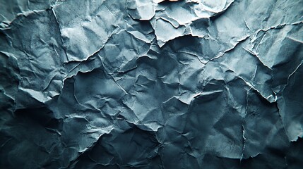 Fototapeta premium Intricate textures and deep shadowed folds creating a mesmerizing paper surface