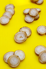 Fresh burdock roots or gobo roots