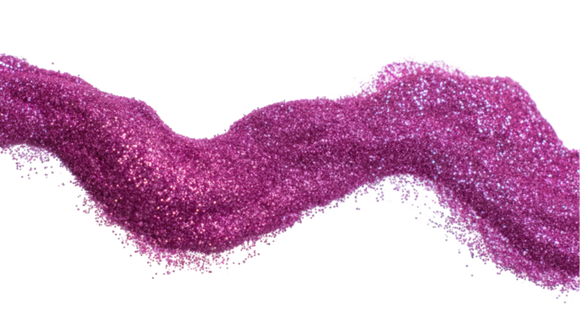 A sparkly pink ribbon on black background isolated on transparent background.png white backgroundparent background