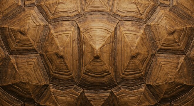 Tortoise Shell Texture: A close-up shot reveals the intricate texture of a tortoise shell, showcasing its natural patterns and earthy tones.