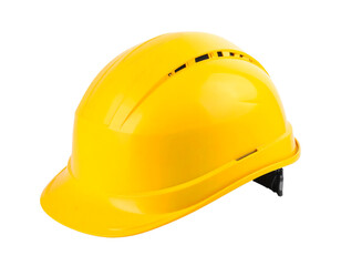 Isolated yellow color helmet  on white background, jpeg, png
