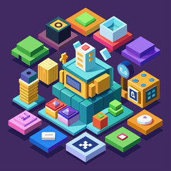 isometric building blocks