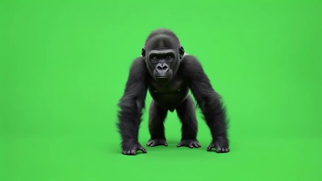 Gorilla studio shot