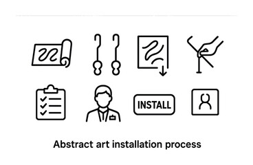 Abstract art installation process: step-by-step guide for effective execution