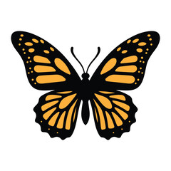 Colorful Butterfly Illustration – Vibrant Nature Insect Art Icon. A vibrant and detailed butterfly illustration showcasing a wide range of bright, eye-catching colors and intricate wing patterns.