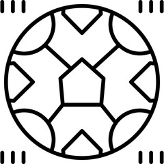 Soccer Ball Icon Vector Element