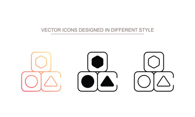 Toys icon design with white background stock illustration