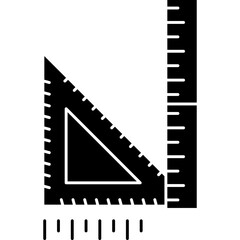 Set Square Icon Vector Element