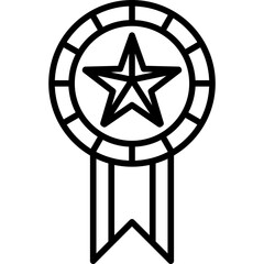 Medal Icon Vector Element