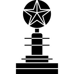Trophy Icon Vector Element