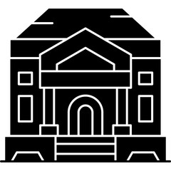 Mansion Icon Vector Element