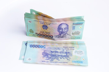 Five hundred thousand dong banknotes