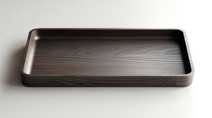 Fototapeta premium Modern presentation with wood tray