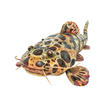 3D Render of a Leopard Catfish (Pseudoplatystoma fasciatum)