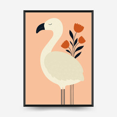 Abstract Childrens Room posters template. Modern trendy Kids minimal style. Hand drawn design for wallpaper, wall decor, print, postcard, cover, template, banner.
