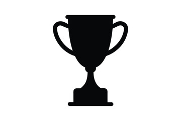 Trophy cup Silhouette Vector bundle  illustration, Winner trophy cup  silhouette