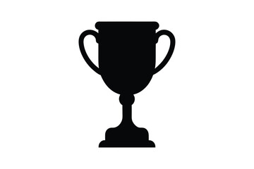 Trophy cup Silhouette Vector bundle  illustration, Winner trophy cup  silhouette