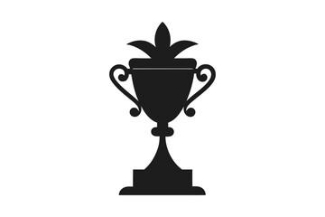 Trophy cup Silhouette Vector bundle  illustration, Winner trophy cup  silhouette