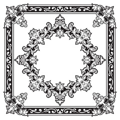 Ornamental Frames with Bold Linear Appeal for High-End Branding