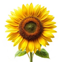 Obraz premium sunflower on white background