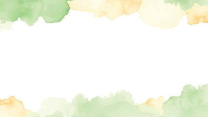 Tricolour orange and green indian watercolour abstract background 15 august independence day 26 january republic day center blank empty space 