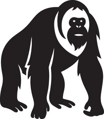 a orangutan vector