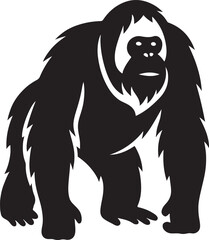 a orangutan vector