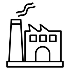 Factory Vector Icon