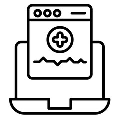 Healthcare Device Vector Icon