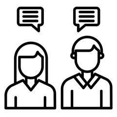 Dialogue Vector Icon