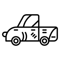 Classic Car Vector Icon